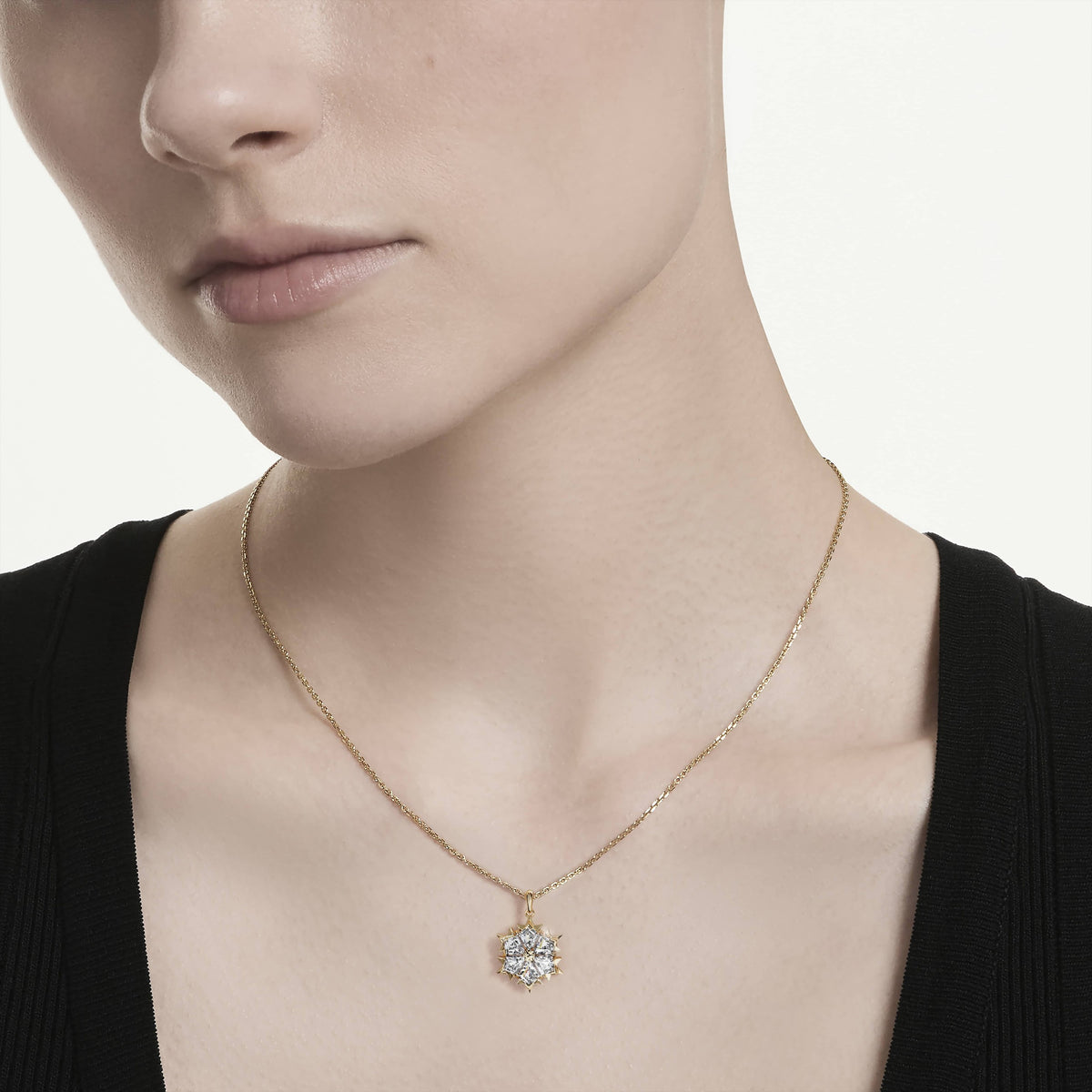 Swarovski Pendentif Magic Flocon de neige Blanc 5757788