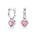 Swarovski Pendants d'oreilles Chroma Cœur Rose 5757814