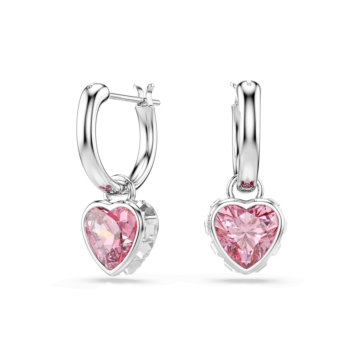 Swarovski Pendants d'oreilles Chroma Cœur Rose 5757814