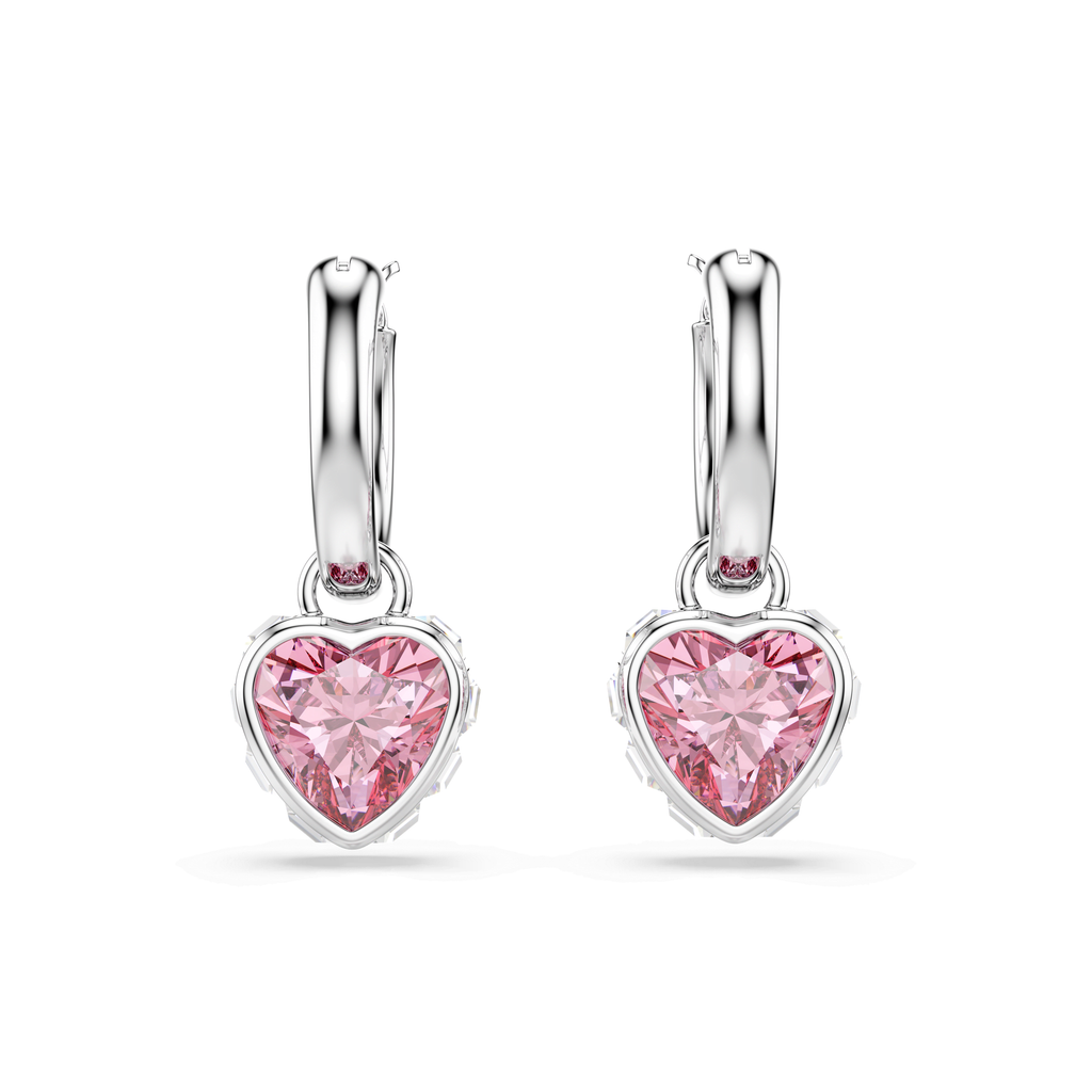 Swarovski Pendants d'oreilles Chroma Cœur Rose 5757814