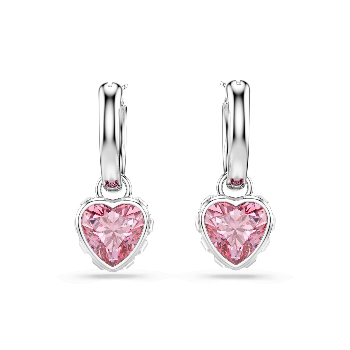 Swarovski Pendants d'oreilles Chroma Cœur Rose 5757814