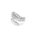 Swarovski Bague ouverte Vienna Plume Blanc 5757835