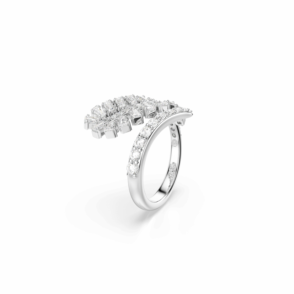 Swarovski Bague ouverte Vienna Plume Blanc 5757835