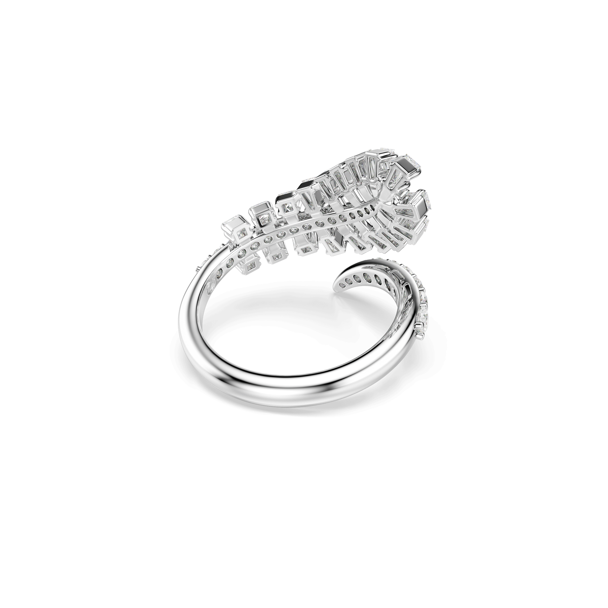 Swarovski Bague ouverte Vienna Plume Blanc 5757835