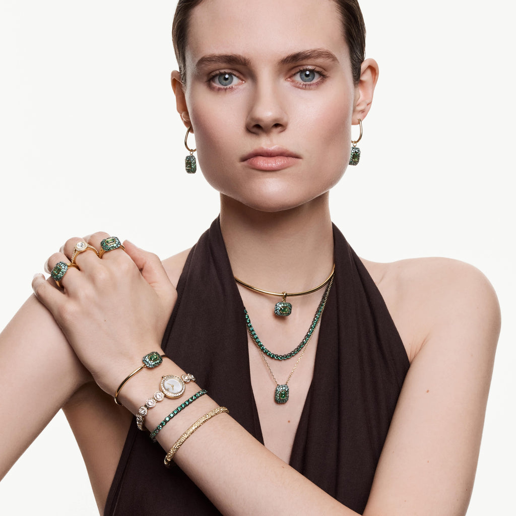 Swarovski Bracelet-jonc Sublima Vert 5758457