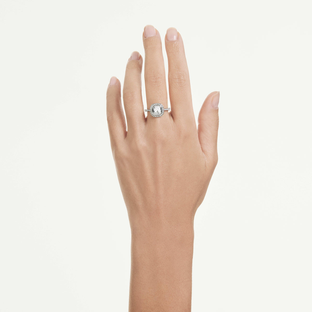 Swarovski Bague halo Una Angelic Blanc 5758473