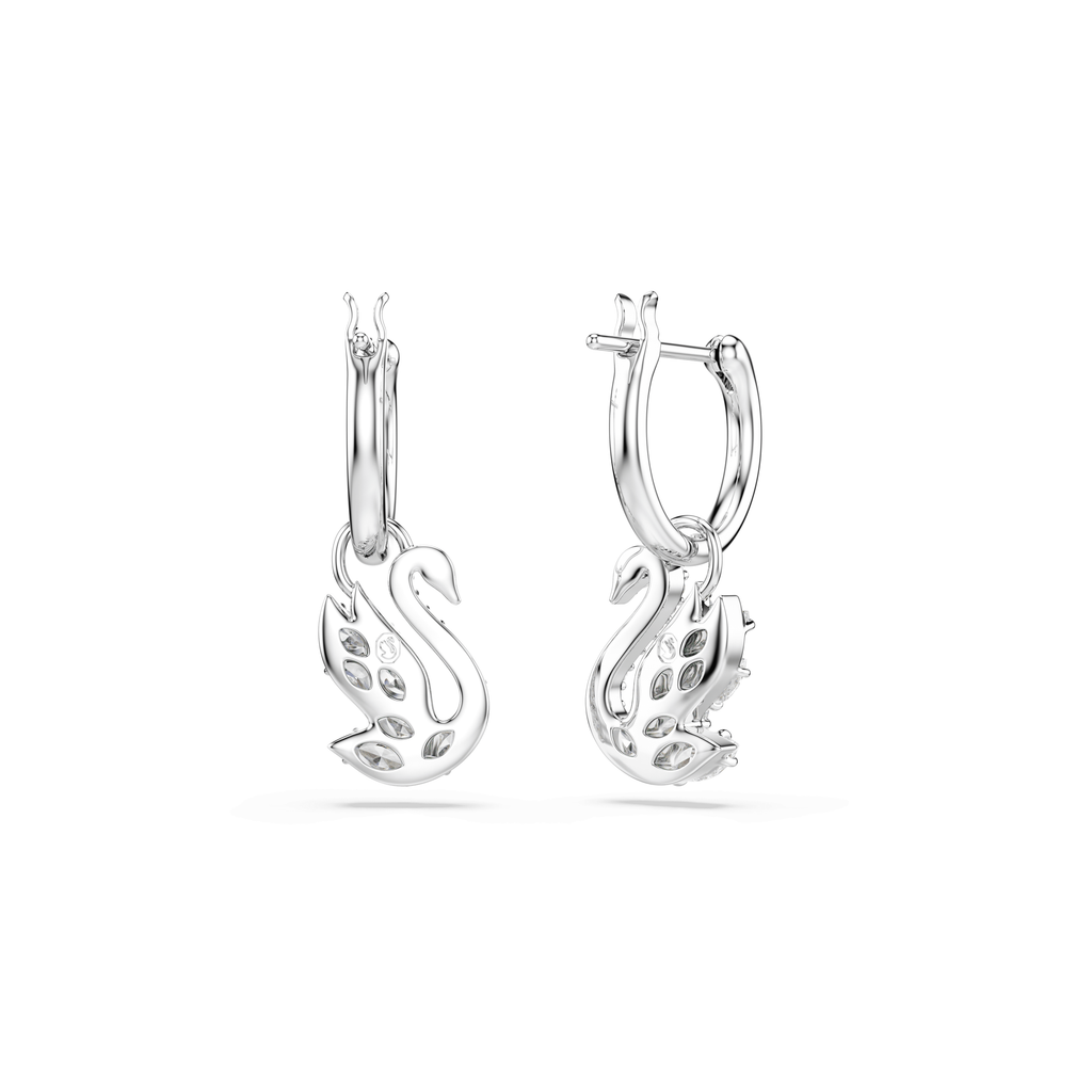 Swarovski Pendants d'oreilles Swan Cygne Blanc 5759942