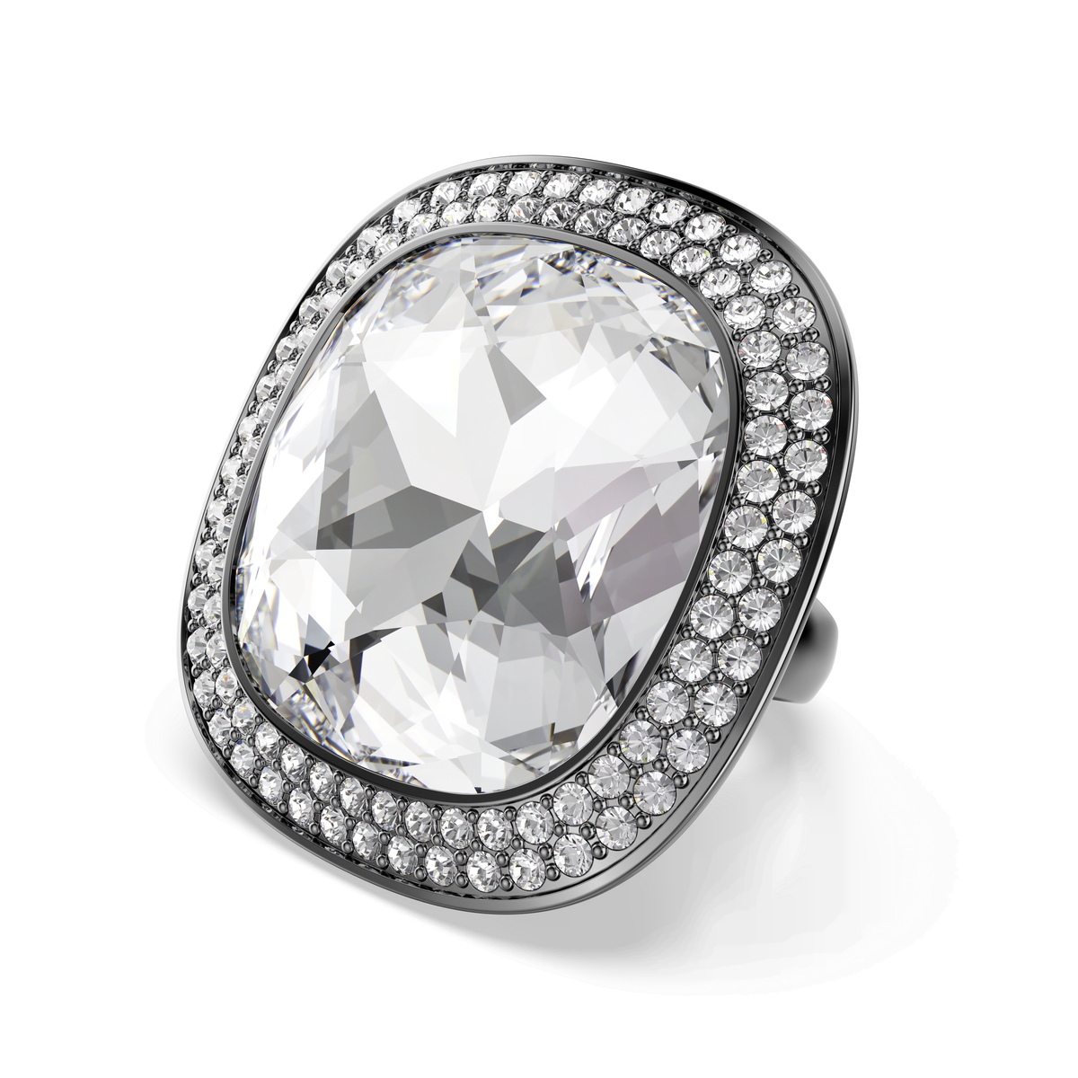 Swarovski Bague cocktail Una Angelic Blanc 5760117