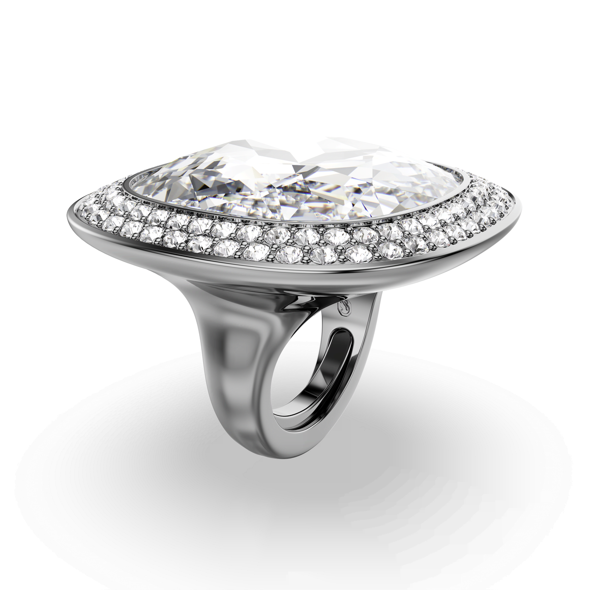 Swarovski Bague cocktail Una Angelic Blanc 5760117