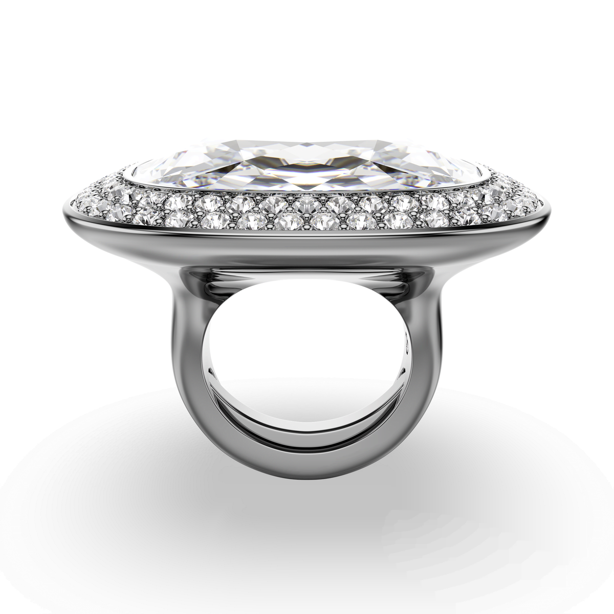 Swarovski Bague cocktail Una Angelic Blanc 5760117