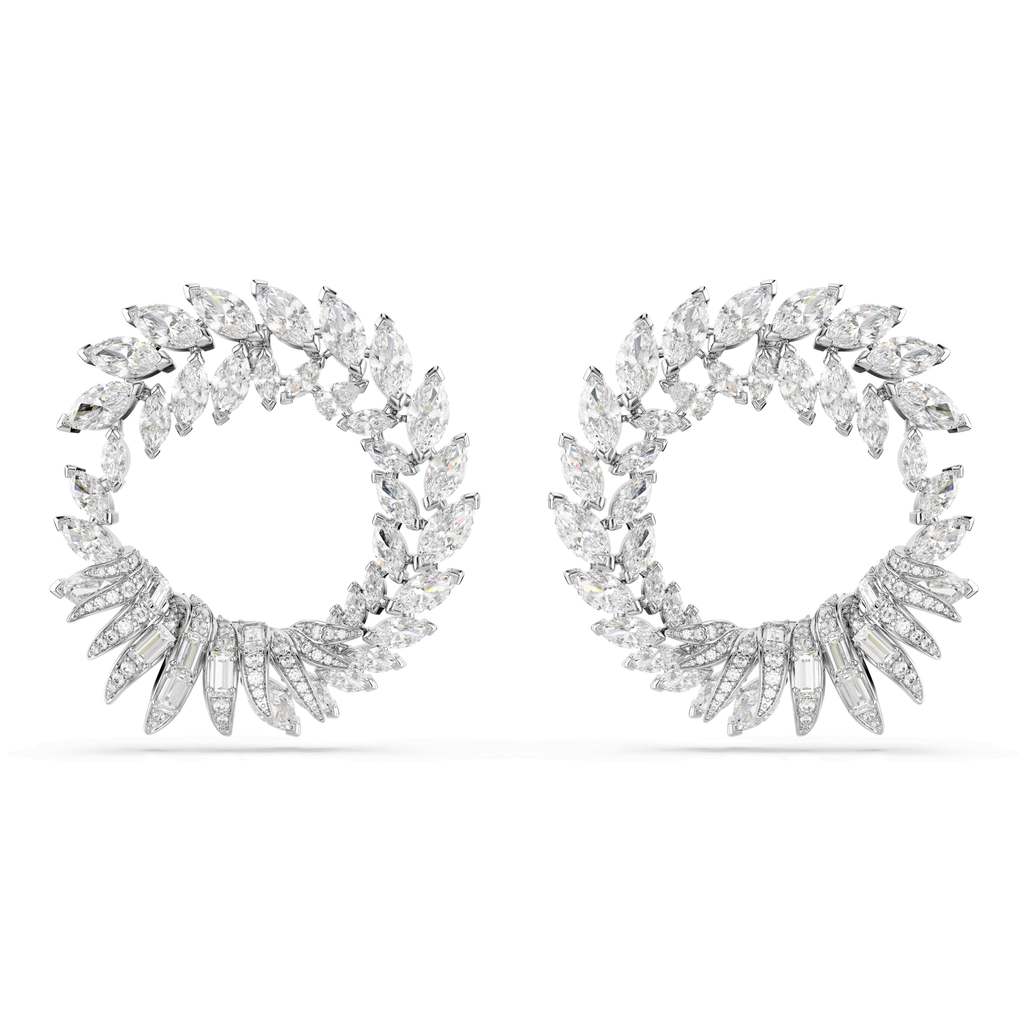 Swarovski Anneaux d'oreilles Mesmera Blanc 5760966