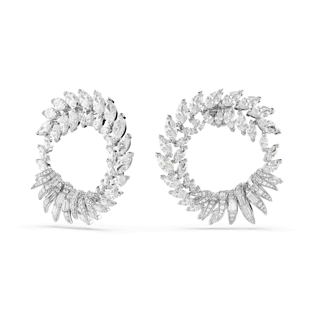 Swarovski Anneaux d'oreilles Mesmera Blanc 5760966