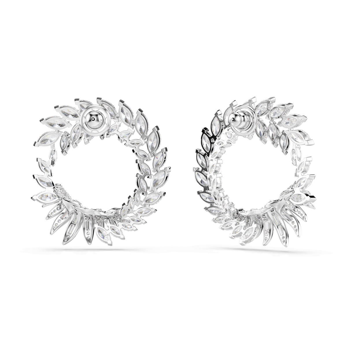 Swarovski Anneaux d'oreilles Mesmera Blanc 5760966