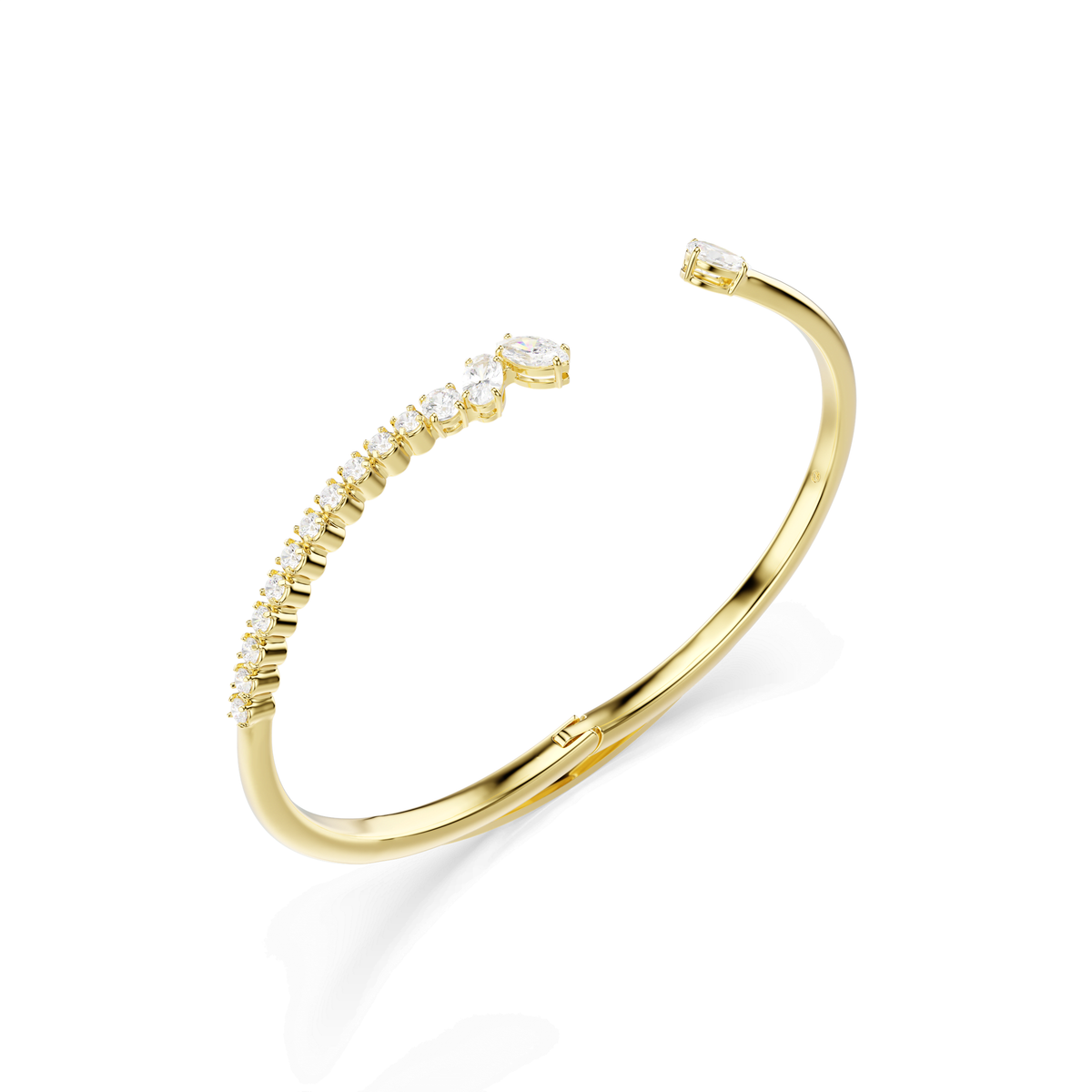 Swarovski Bracelet-jonc Mesmera Blanc 5761639