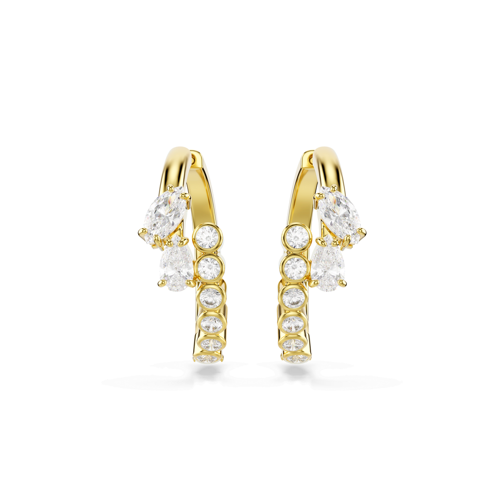 Swarovski Anneaux d'oreilles Mesmera Blanc 5761975