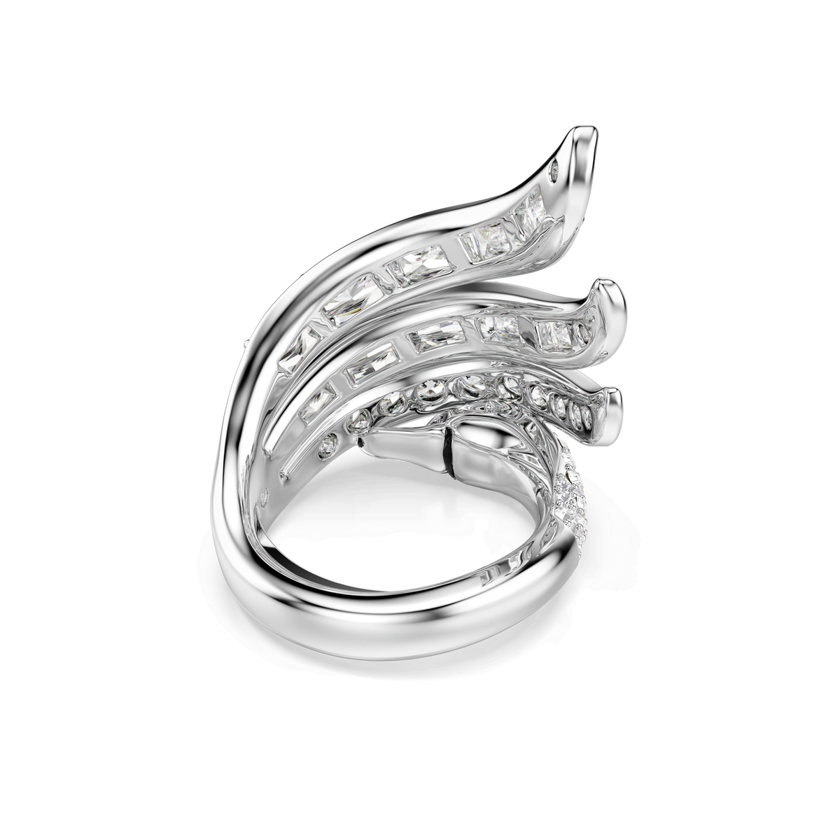 Swarovski Bague cocktail Vienna Cygne Blanc 5762206