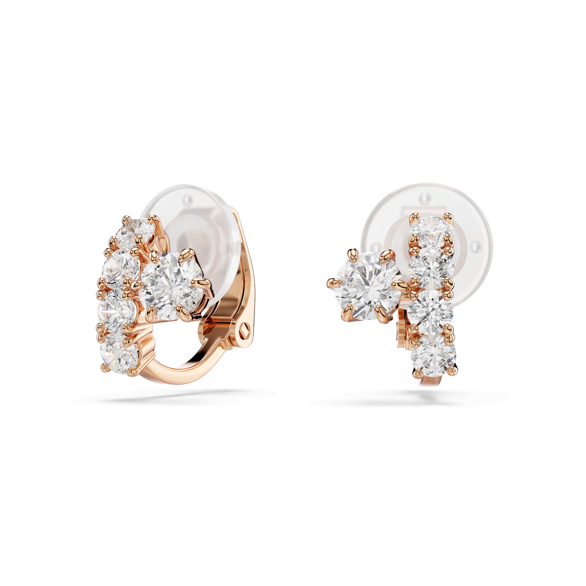Swarovski Boucles d'oreilles clip Matrix Blanc 5763822