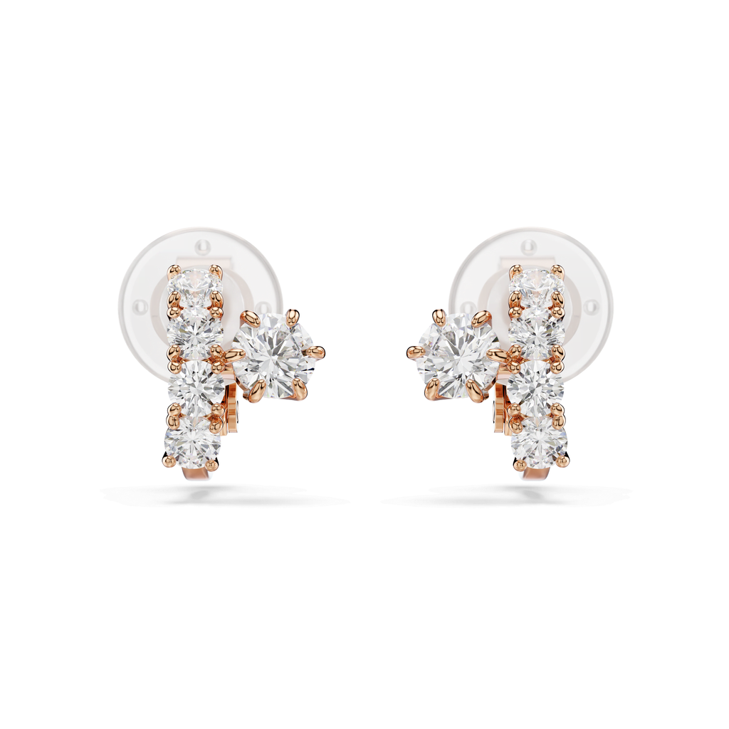 Swarovski Boucles d'oreilles clip Matrix Blanc 5763822