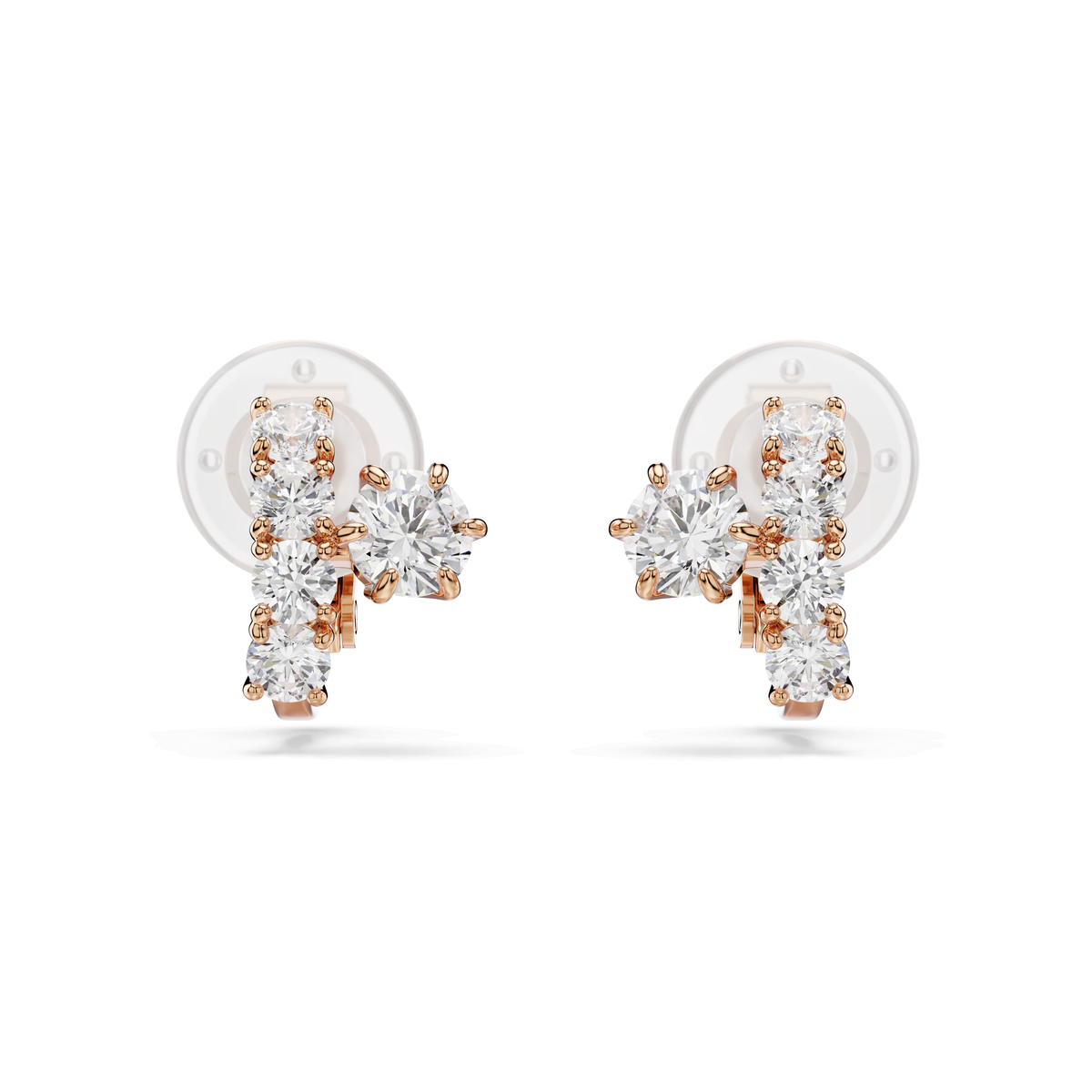 Swarovski Boucles d'oreilles clip Matrix Blanc 5763822