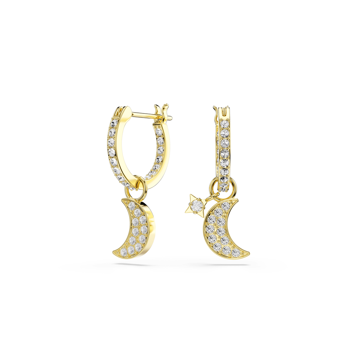Swarovski Pendants d'oreilles Symbolica Lune Blanc 5764070
