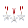 Swarovski Exclusive Winter Star Ornament Set of 3 Étoile Blanc 5764755