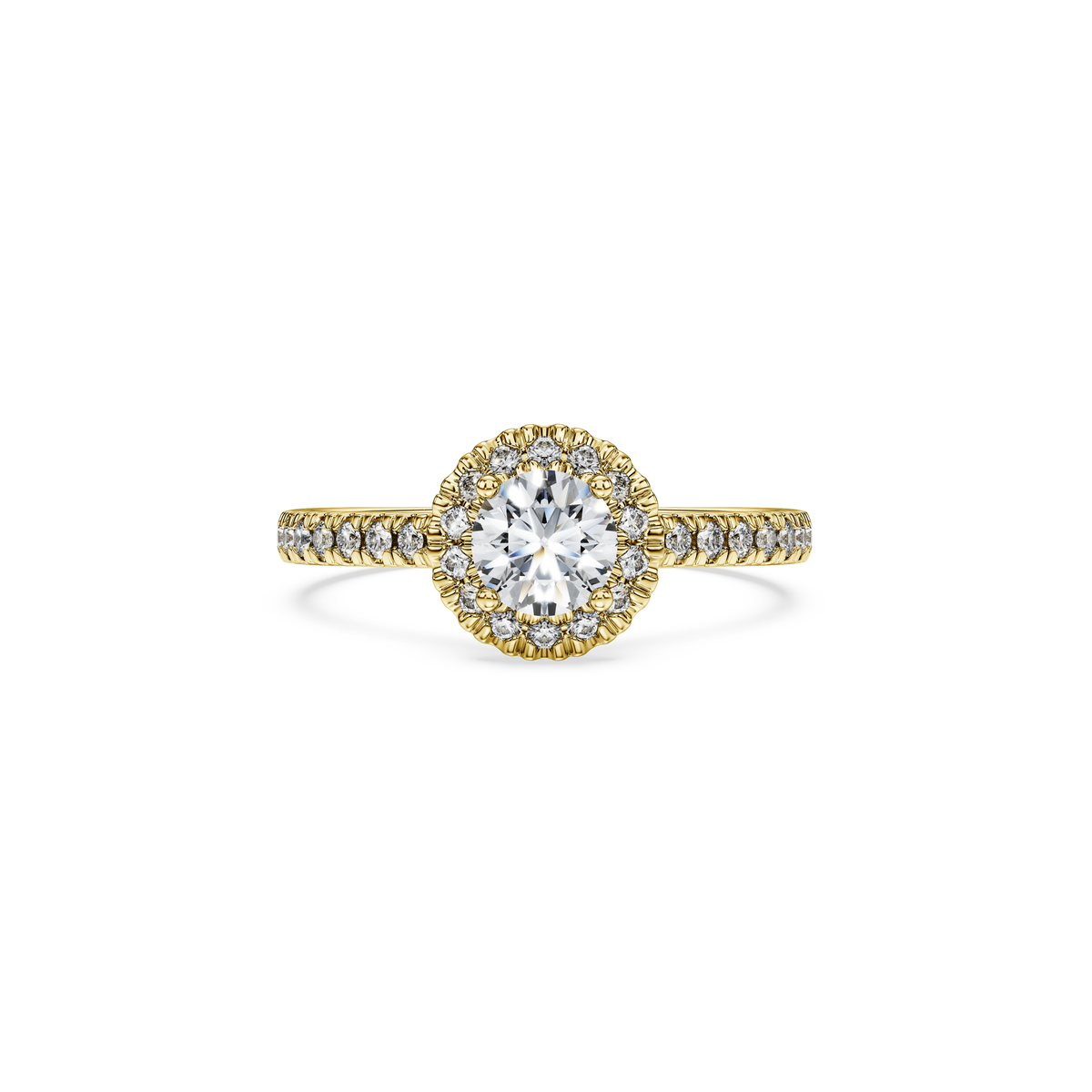 Swarovski Bague solitaire halo Eternity Blanc 5765424