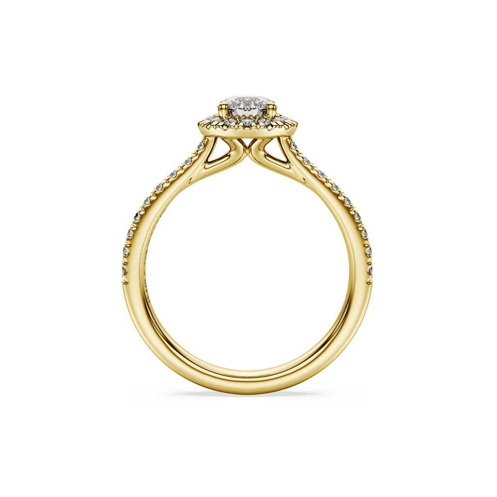 Swarovski Bague solitaire halo Eternity Blanc 5765424