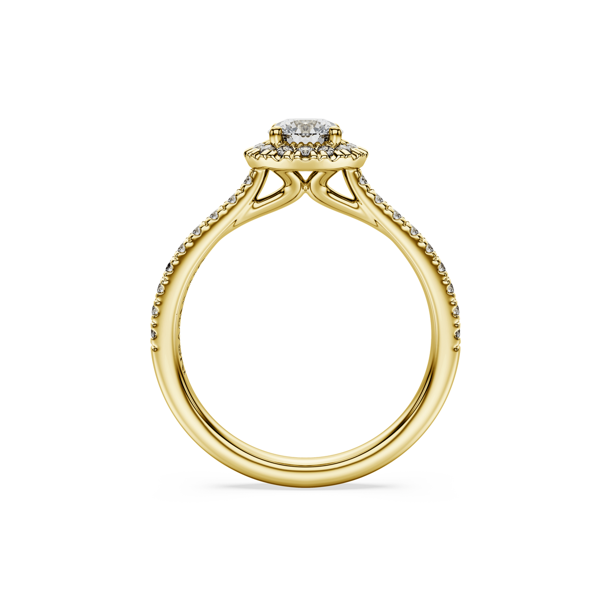 Swarovski Bague solitaire halo Eternity Blanc 5765424