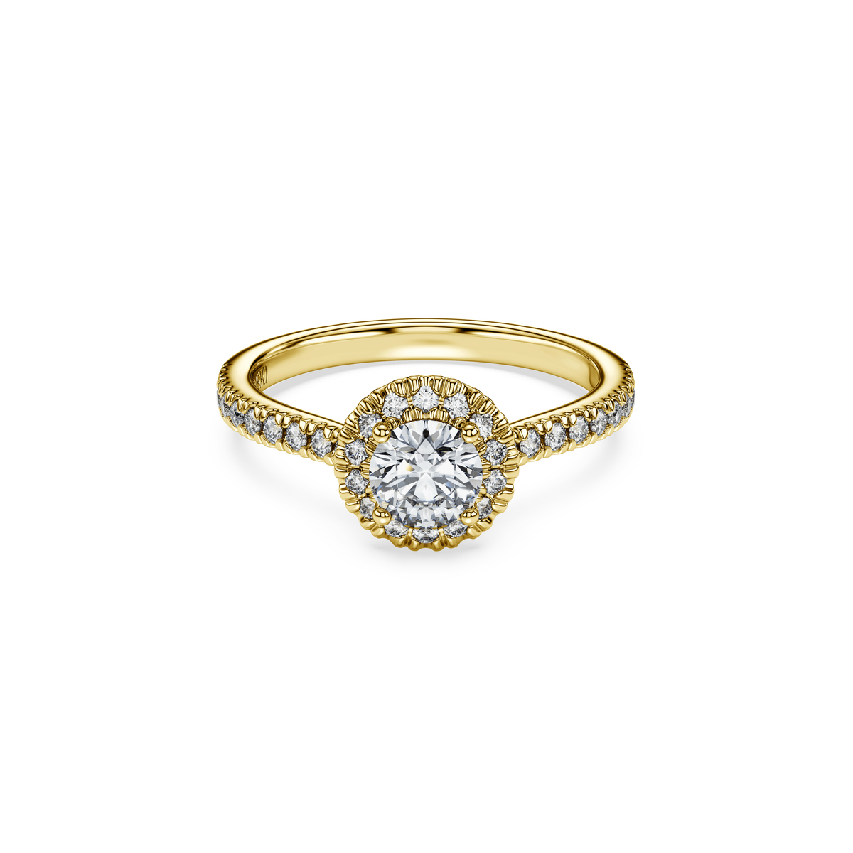 Swarovski Bague solitaire halo Eternity Blanc 5765429