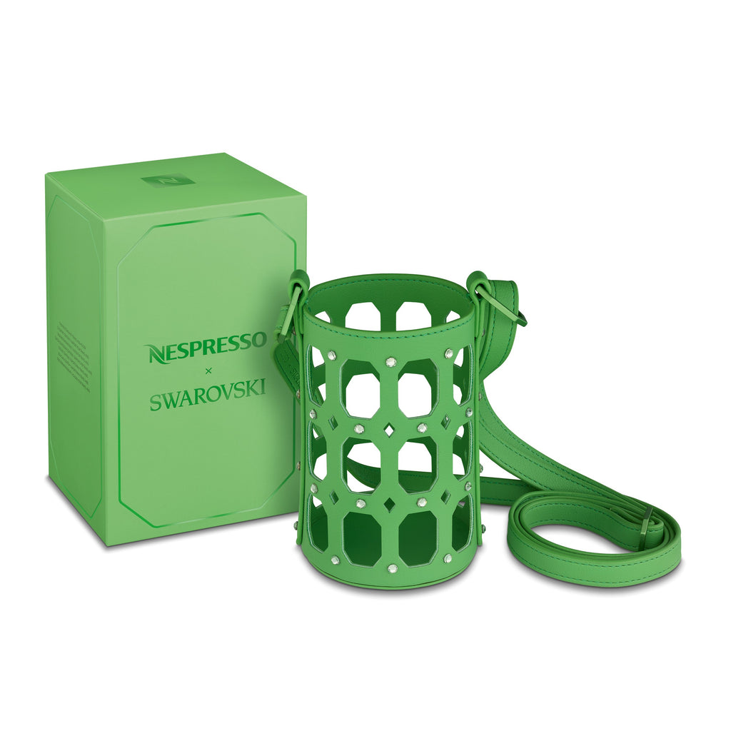 Swarovski × Nespresso Porte-mug à bandoulière vert 5767163