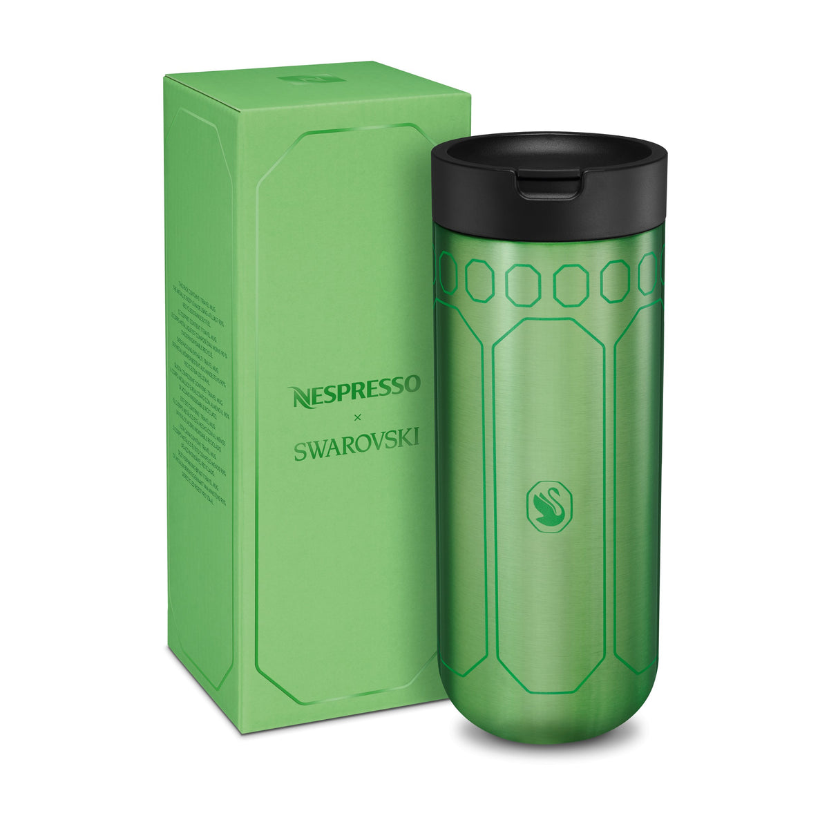 Swarovski × Nespresso Mug de voyage vert 5767166