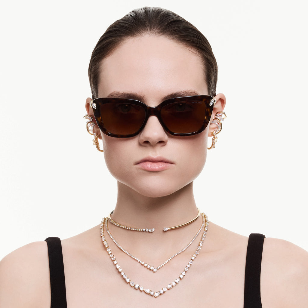 Swarovski Lunettes de soleil Marron 5767678