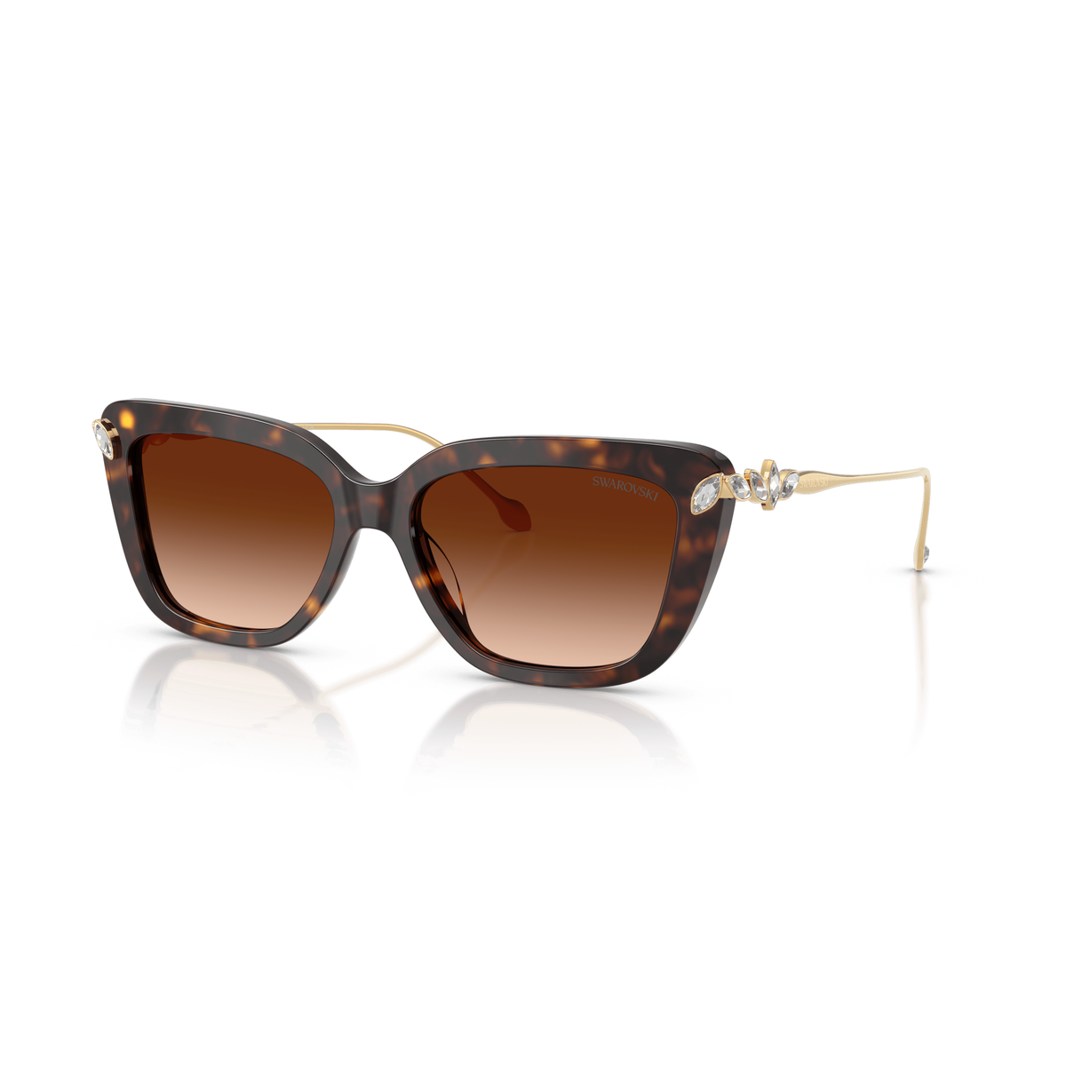 Swarovski Lunettes de soleil Marron 5767678