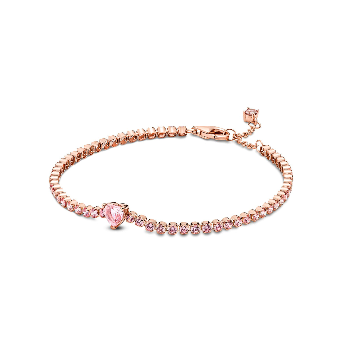 Pandora Timeless Bracelet Rivière Cœur Scintillant 580041C01