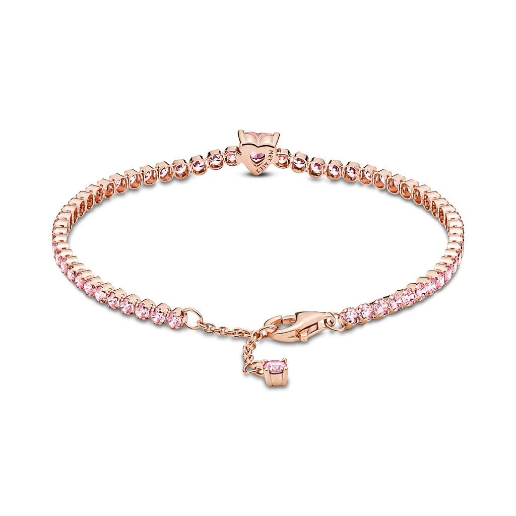 Pandora Timeless Bracelet Rivière Cœur Scintillant 580041C01