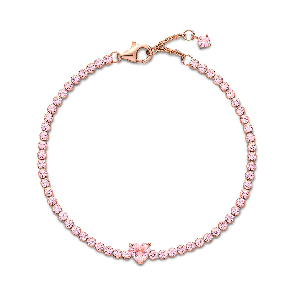 Pandora Timeless Bracelet Rivière Cœur Scintillant 580041C01