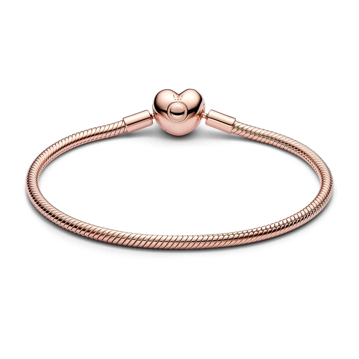 Pandora Moments Bracelet Maille Serpent Fermoir Cœur 583050C00
