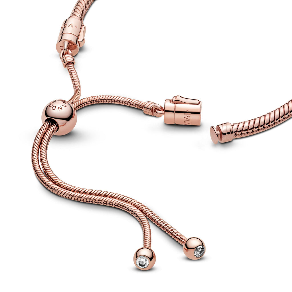 Pandora Moments Bracelet Coulissant Maille Serpent 587125CZ-2