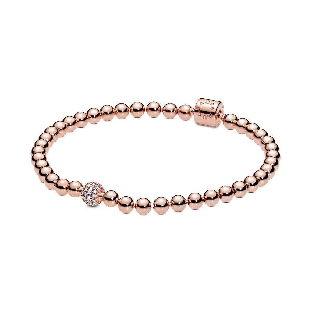 Pandora Signature Bracelet Sphère et Pavé 588342CZ