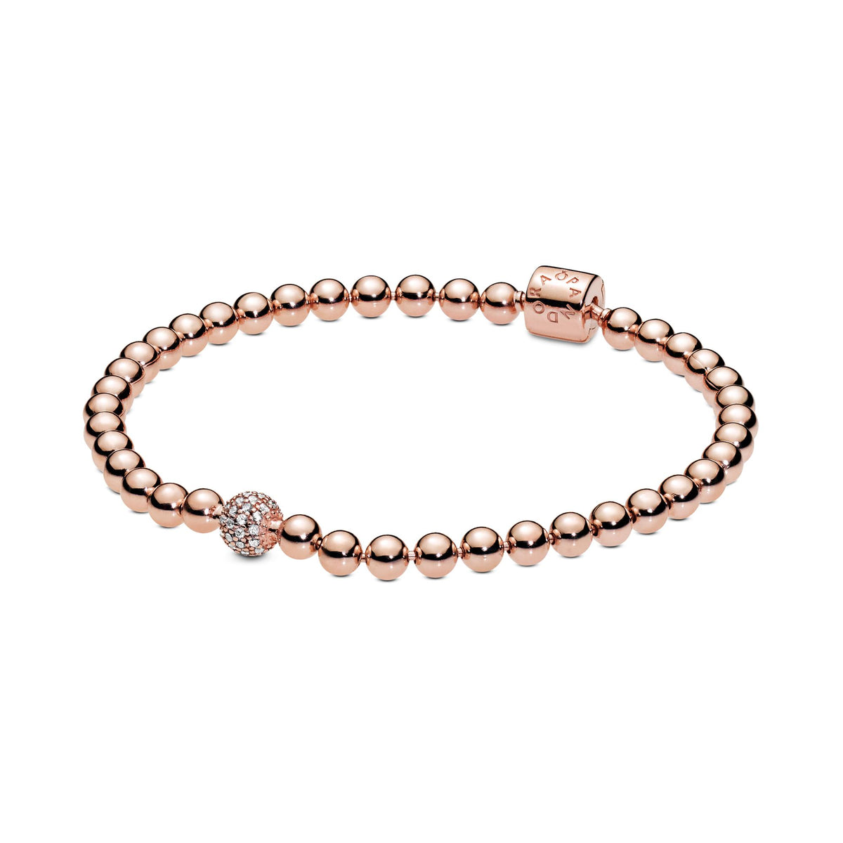 Pandora Signature Bracelet Sphère et Pavé 588342CZ