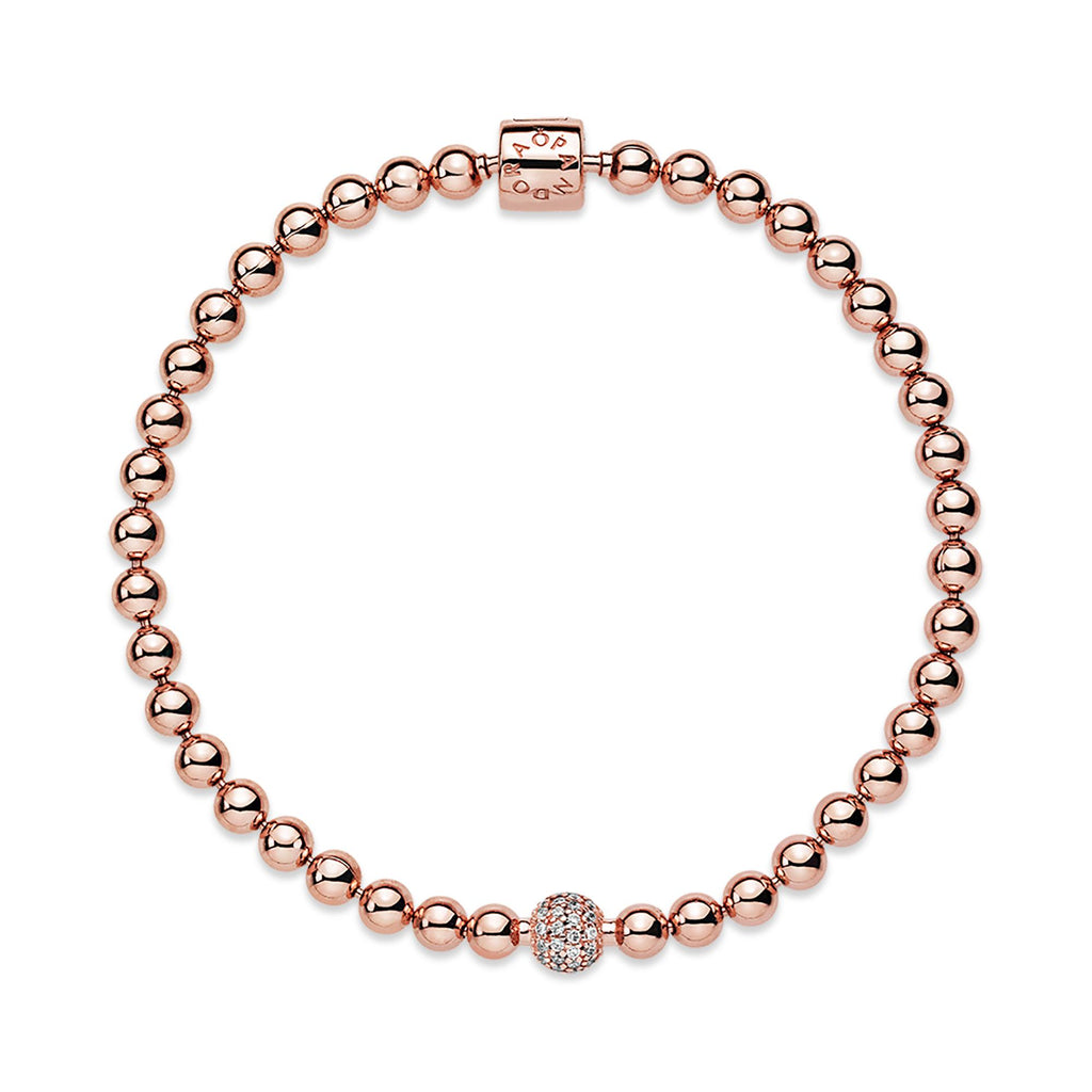 Pandora Signature Bracelet Sphère et Pavé 588342CZ
