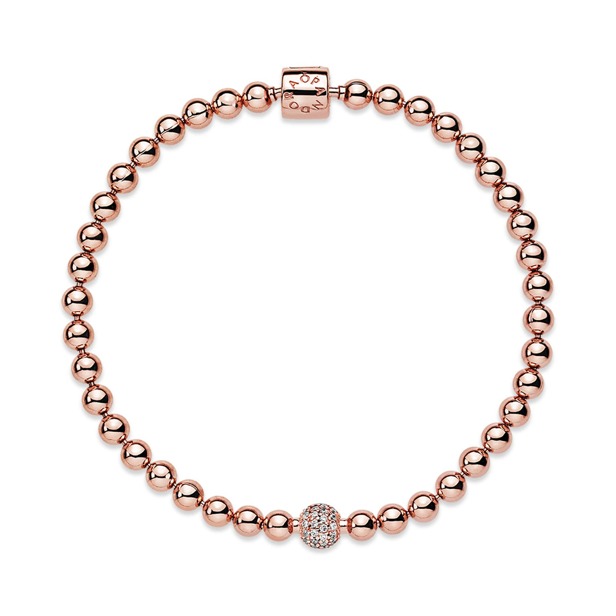 Pandora Signature Bracelet Sphère et Pavé 588342CZ
