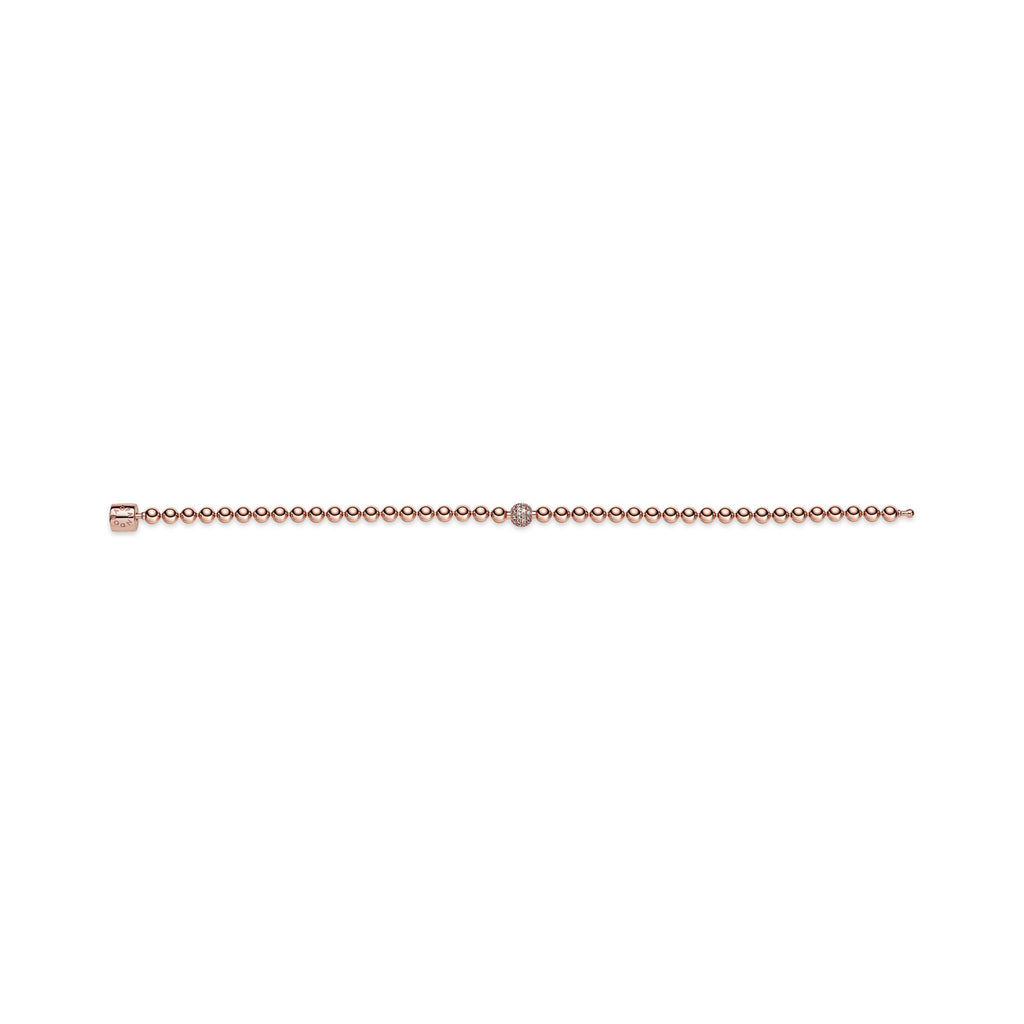 Pandora Signature Bracelet Sphère et Pavé 588342CZ