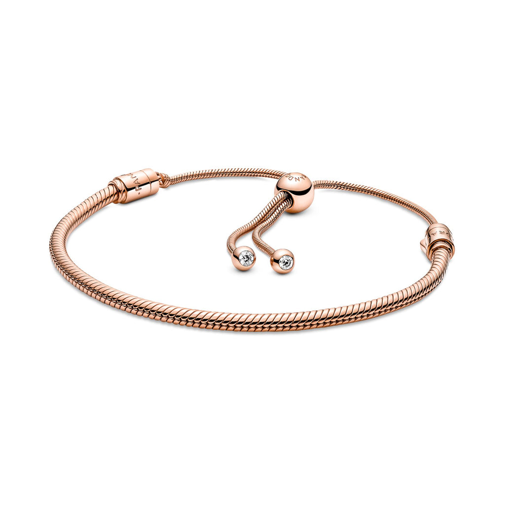 Pandora Moments Bracelet Coulissant Maille Serpent 589652C01-2