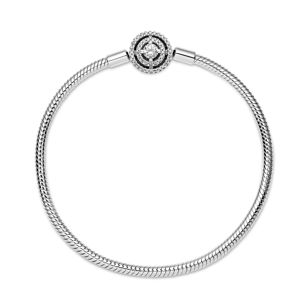 Pandora Moments Bracelet Maille Serpent Halo 590038C01