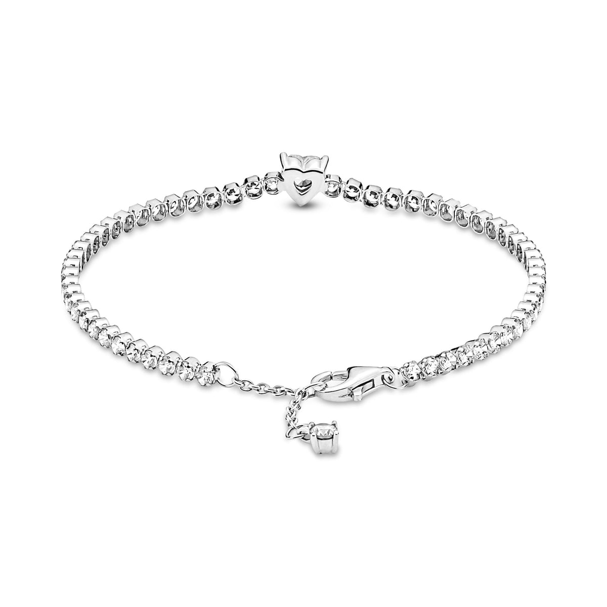 Pandora Timeless Bracelet Rivière Cœur Scintillant 590041C01