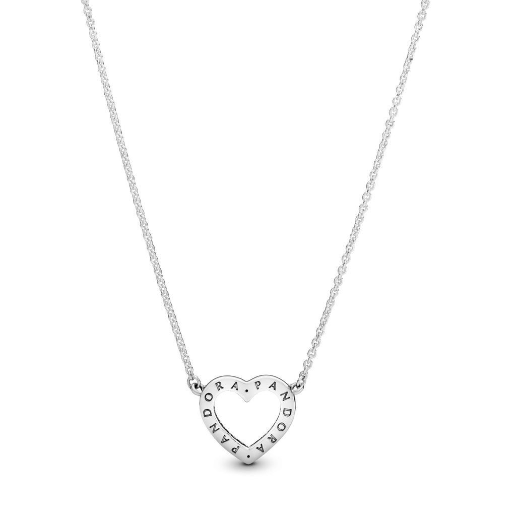 Pandora Signature Collier Cœur Ouvert Scintillant 590534CZ-45