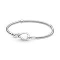 Pandora Moments Bracelet Maille Serpent Nœud de l'Infini 590792C00