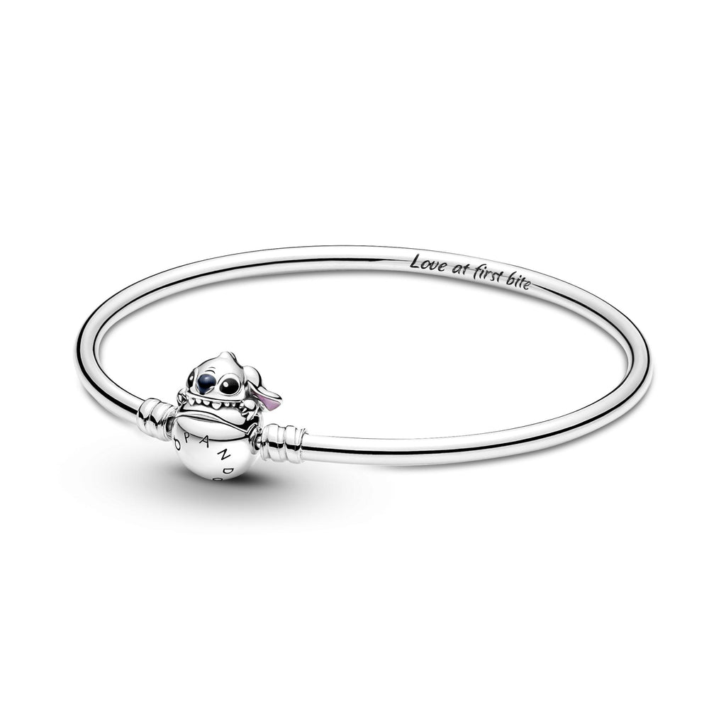 Pandora Disney Bracelet Jonc Disney Stitch Mordant le Fermoir Pandora Moments 591683C01
