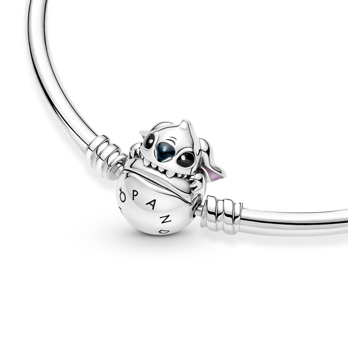 Pandora Disney Bracelet Jonc Disney Stitch Mordant le Fermoir Pandora Moments 591683C01